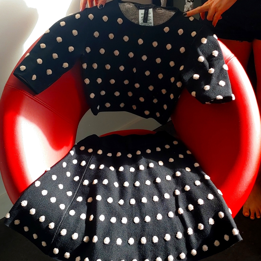 BCBG xxs  skirt and sweater